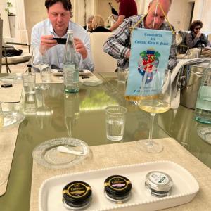 I Commanders all'assaggio del caviale di Calvisano